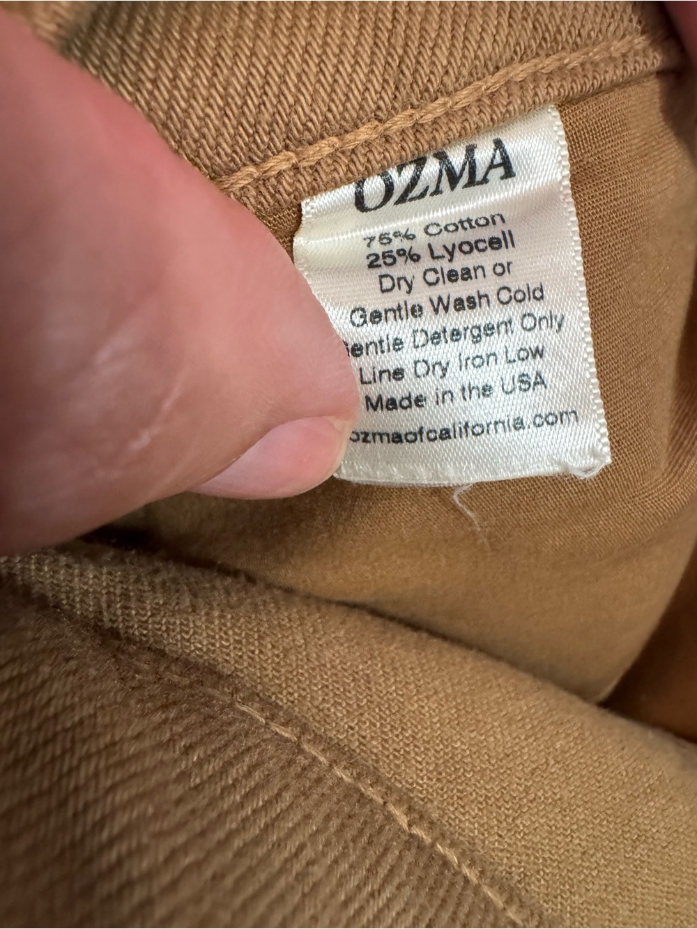 OZMA Cara high rise Straight Jean size 28 brown - Picture 5 of 5